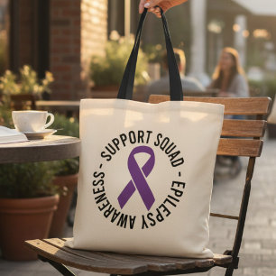 Epilepsy Support Squad Awareness Gift Tote Bag