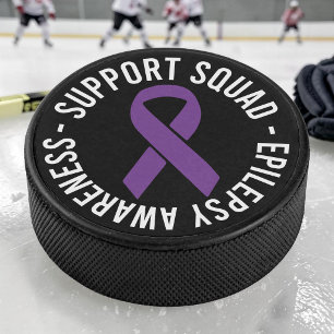 Epilepsy Support Squad Hockey Gift Puck