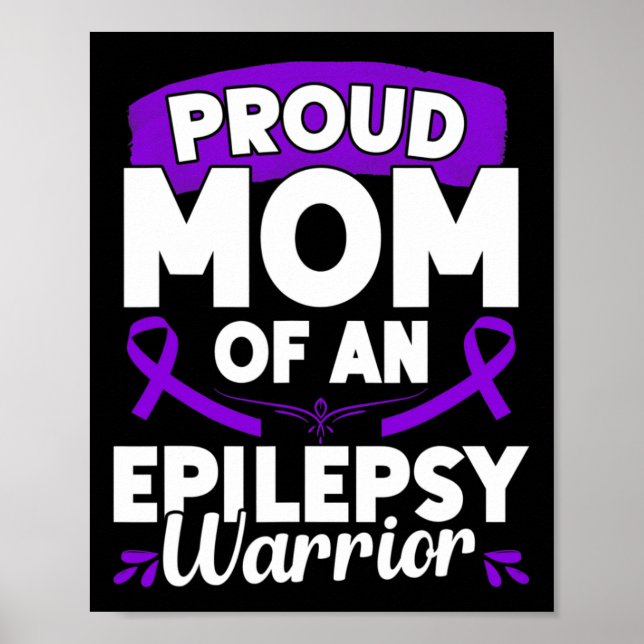 Epilepsy Support Warrior Epilepsy Awareness Month  Poster (Front)