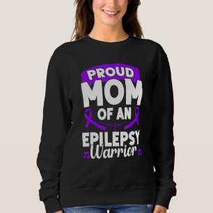 Epilepsy Support Warrior Epilepsy Awareness Month  Sweatshirt