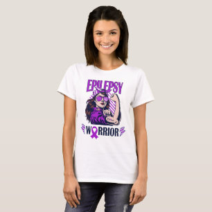 Epilepsy Warrior Believe and Fight T-Shirt