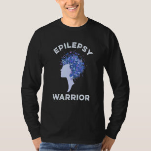 Epilepsy Warrior Butterfly Purple Butterflies Brai T-Shirt