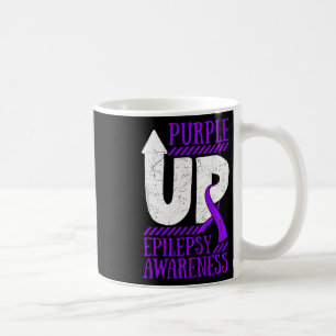 Epilepsy Warrior Day Epileptic Ribbon Epilepsia Pu Coffee Mug