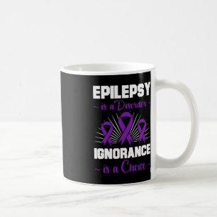 Epilepsy Warrior Epileptic Day Purple Ribbon Epile Coffee Mug