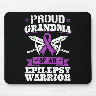 Epilepsy Warrior Grandma Epileptic Seizure Disorde Mouse Pad