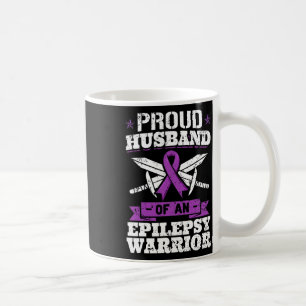 Epilepsy Warrior Husband Epileptic Seizure Disorde Coffee Mug