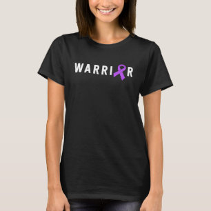 Epilepsy Warrior Men Dad Father Purple Ribbon Awar T-Shirt