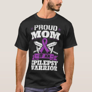 Epilepsy Warrior Mom Epileptic Seizure Disorder Ad T-Shirt