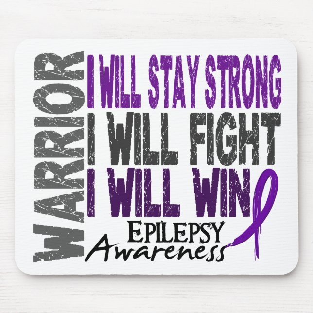 Epilepsy Warrior Mouse Pad (Front)