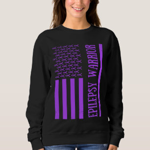Epilepsy Warrior Purple Epilepsy Awareness Month U Sweatshirt