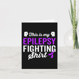 Epilepsy Warrior Survivor Awareness Get Well Recov Card