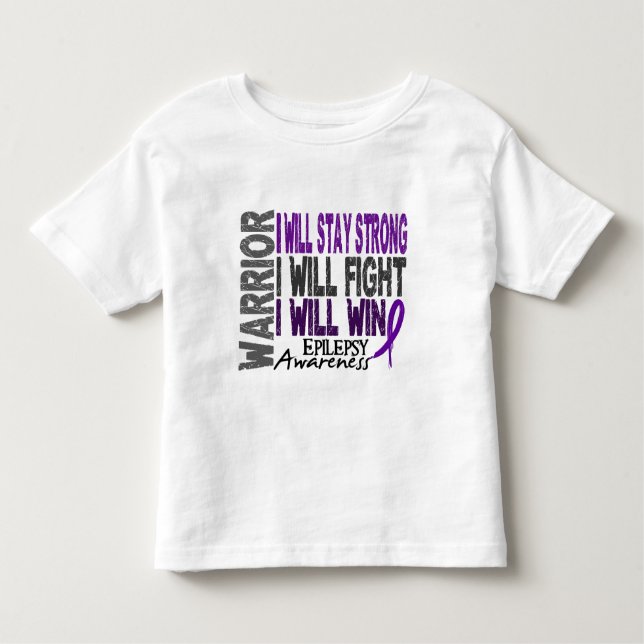 Epilepsy Warrior Toddler T-Shirt (Front)