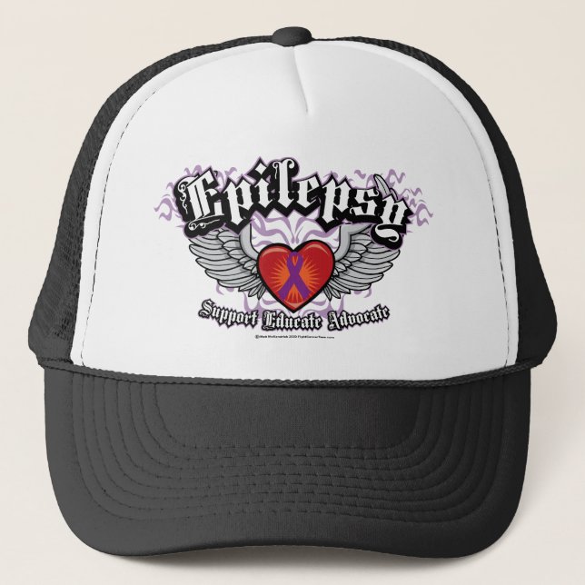Epilepsy Wings Trucker Hat (Front)