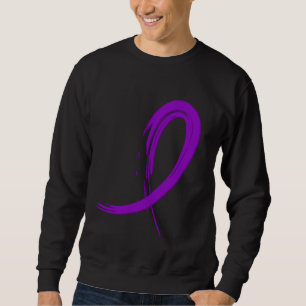 Epilepsy's Purple Ribbon A4 Sweatshirt