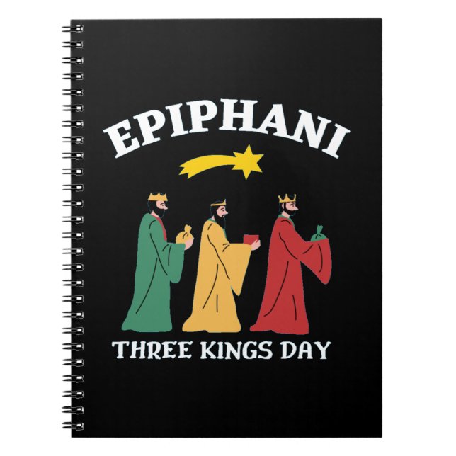 Epiphani Three Kings Day Notebook (Front)