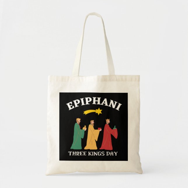 Epiphani Three Kings Day Tote Bag (Front)