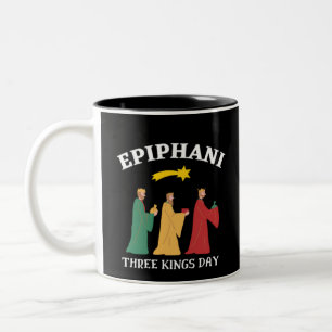 Epiphani Three Kings Day Two-Tone Coffee Mug