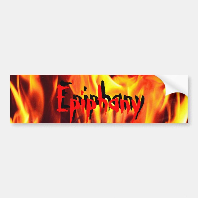 Epiphany Bumper Sticker (Front)