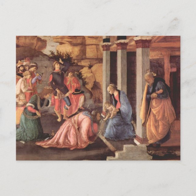 Epiphany by Botticelli Postcard (Front)