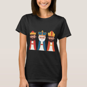 Epiphany Feliz Día de Reyes   Happy Three Wise T-Shirt