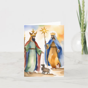 Epiphany or Three Kings Day B - January 6 Holiday Card