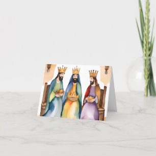 Epiphany or Three Kings Day D - January 6 Holiday Card