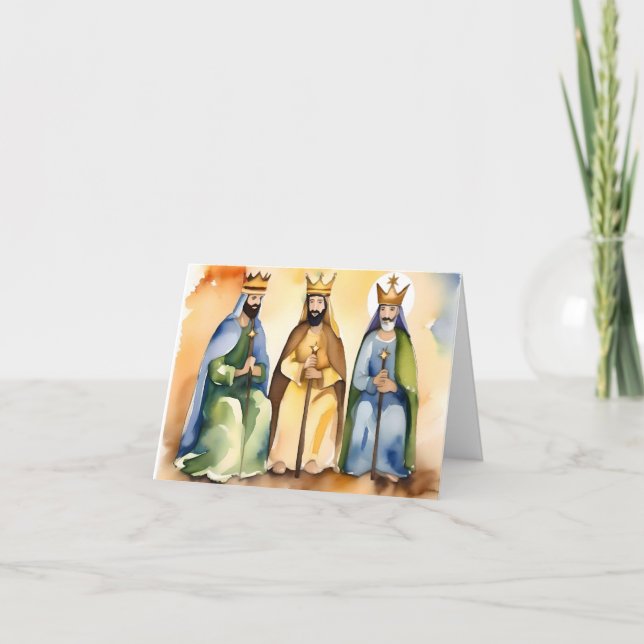 Epiphany or Three Kings Day E - January 6 Holiday Card (Front)
