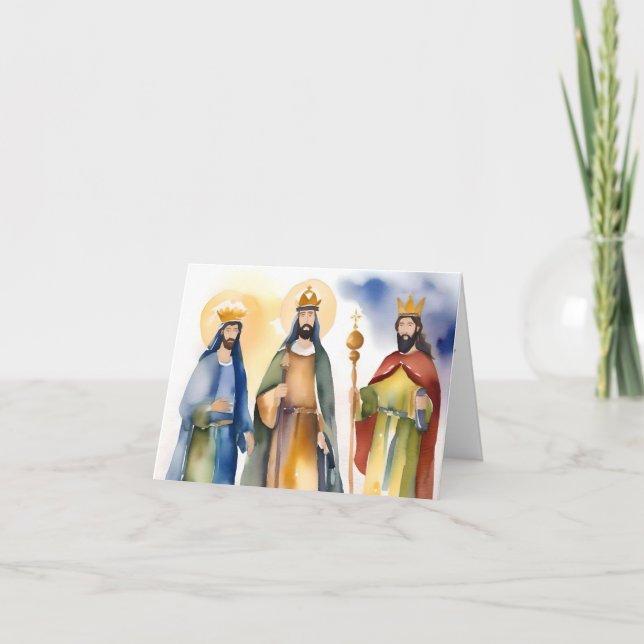 Epiphany or Three Kings Day F - January 6 Holiday Card (Front)