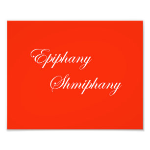 Epiphany Shmiphany photograph
