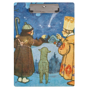 Epiphany Three Kings from the East by Zdenek Guth Clipboard