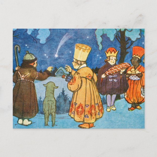 Epiphany Three Kings from the East by Zdenek Guth Postcard (Front)