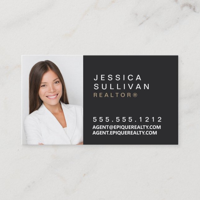 Epique Business Cards Horizontal Modern (Front)