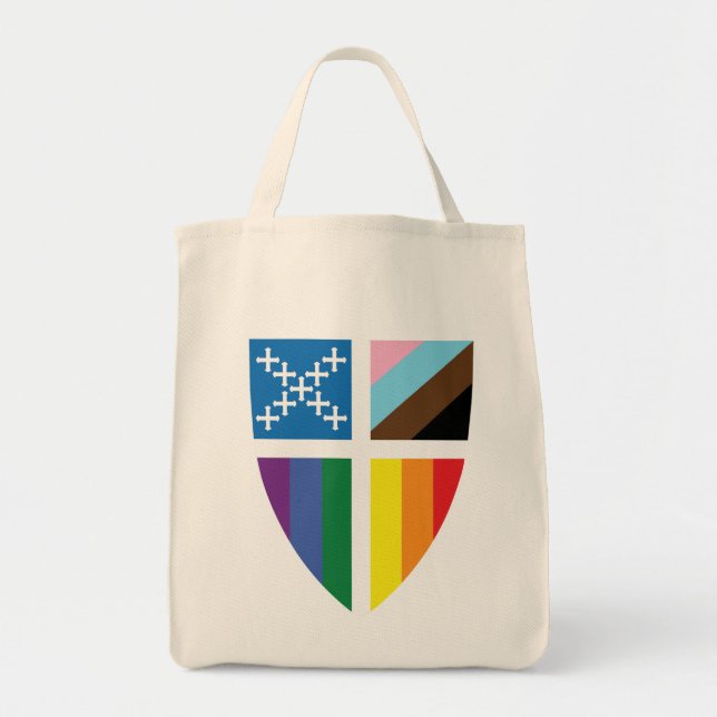 Episcopal Church Pride Shield tote (Front)