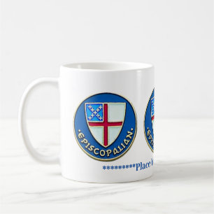 Episcopal Church TriCrest, Personalised Coffee Mug
