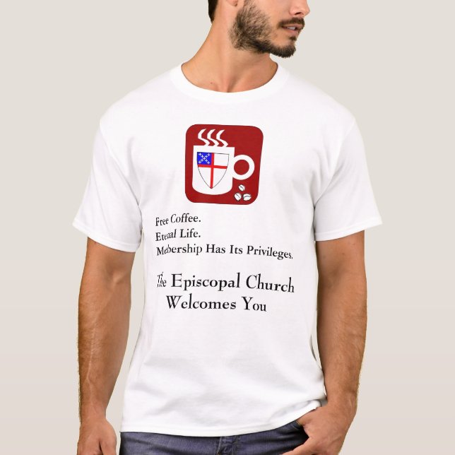 Episcopal Coffee T-Shirt (Front)
