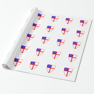 Episcopal Shield Wrapping Paper