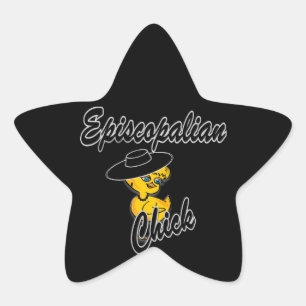 Episcopalian Chick #4 Star Sticker