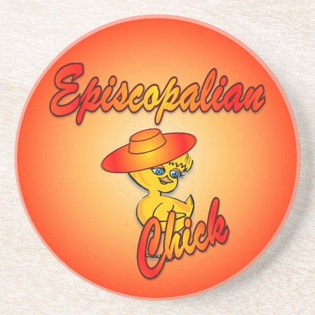 Episcopalian Chick #5 Coaster (Front)