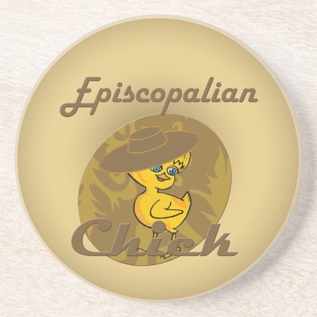 Episcopalian Chick #6 Coaster (Front)