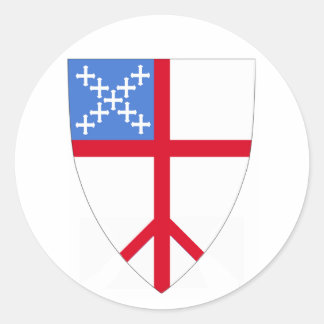 Episcopalians For Peace Throughout the Church Classic Round Sticker