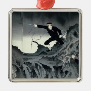 Episode from the Sino-Japanese war Metal Ornament