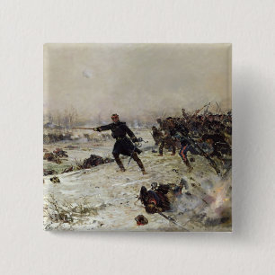 Episode of the War of 1870 15 Cm Square Badge