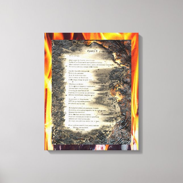 Epistle 1 canvas print (Front)