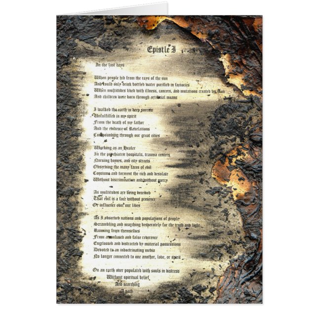 Epistle I (Front)