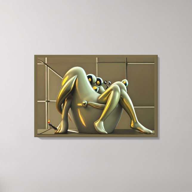 Epitome of Hyperbole Canvas Print (Front)