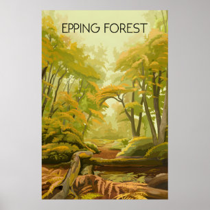 Epping Forest Travel Poster