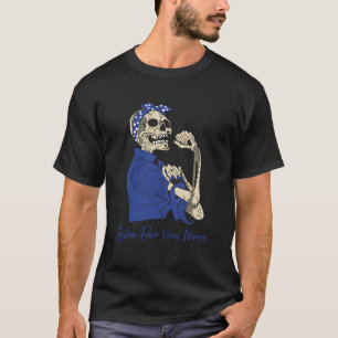 Epstein-Barr Virus Warrior Awareness Strong Skelet T-Shirt