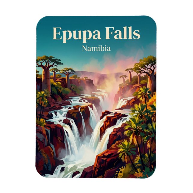Epupa Falls Namibia Magnet (Vertical)