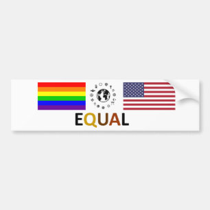 Equal Bumper Sticker