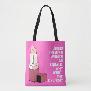 Equal in His Eyes – Christian Faith Tote Bag